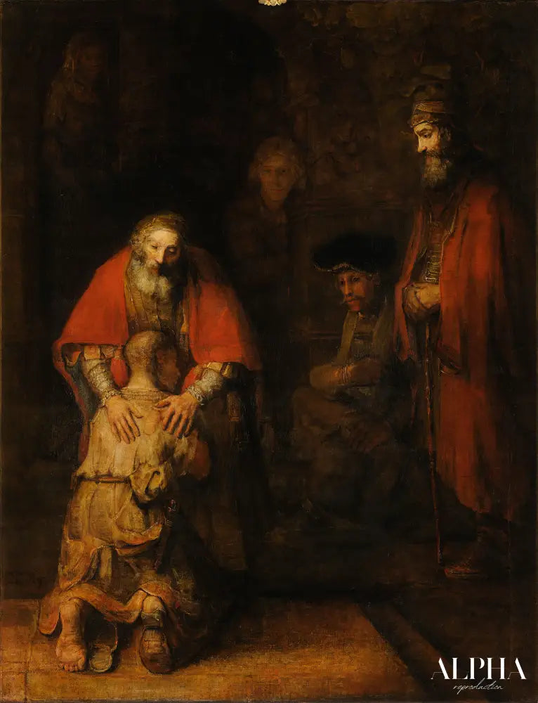 Le Retour du fils prodigue - Rembrandt van Rijn - Reproductions de tableaux et peintures haut de gamme