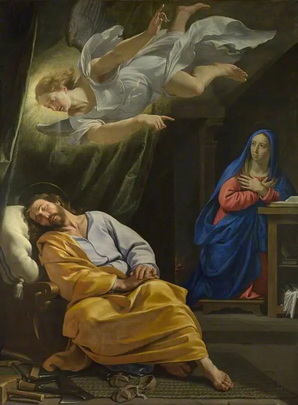 성 요셉의 꿈 - 필리프 드 샹파뉴

Source:
Le rêve de saint Joseph - Philippe de Champaigne