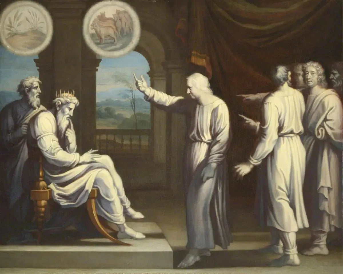 Le rêve du pharaon - Raphaël Sanzio image 1 copie peinte à la main à l’huile