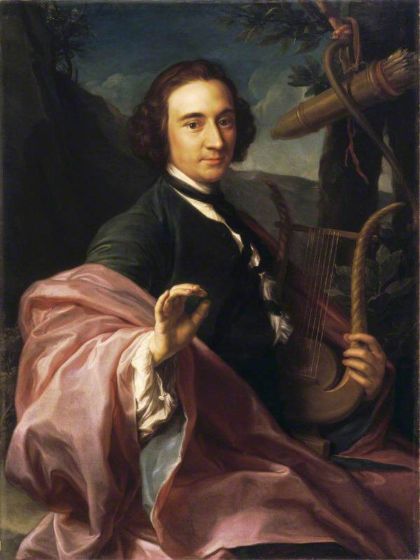목사 Utrick Fetherstonhaugh (1717/18-1788)가 아폴론 역할을 연기하는 모습 - Pompeo Batoni