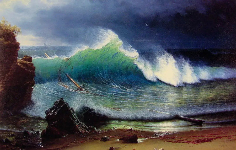 터키색 바닷가의 해안 - 알버트 비어슈타트

Source:
Le rivage de la mer turquoise - Albert Bierstadt