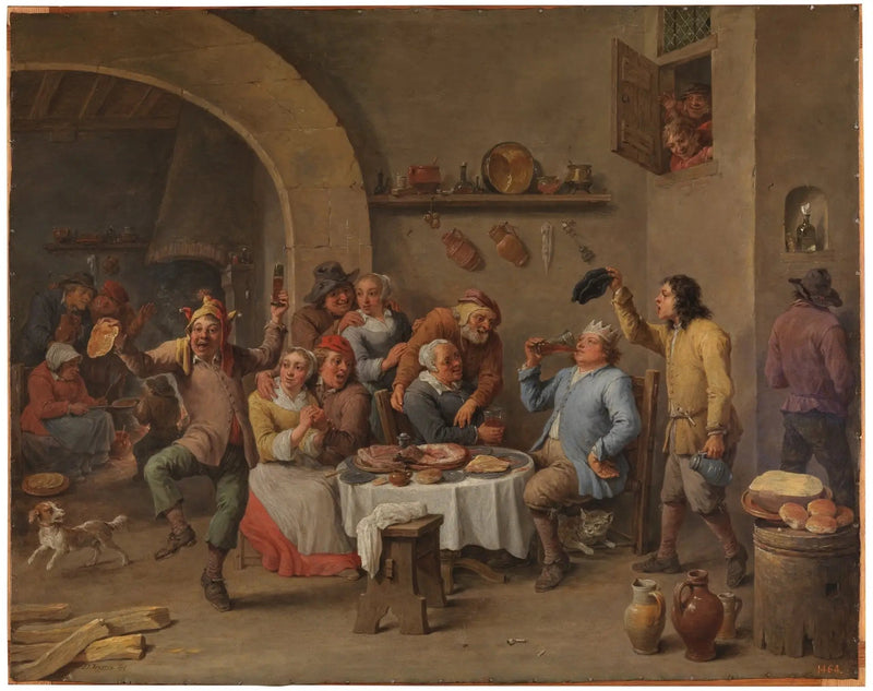 왕은 마신다 - 다비드 테니에르 르 쥬네

Source:
Le roi boit - David Teniers le Jeune