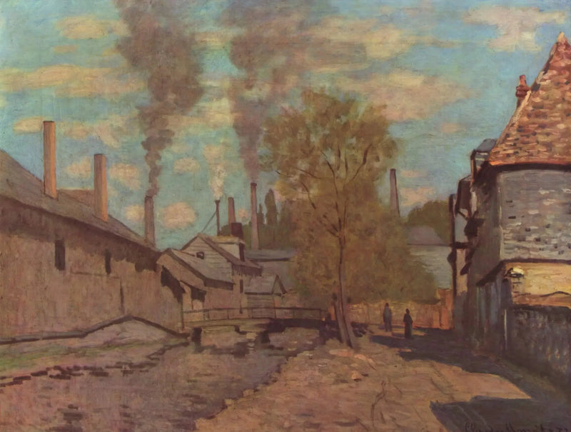 로벡 시내 - 클로드 모네