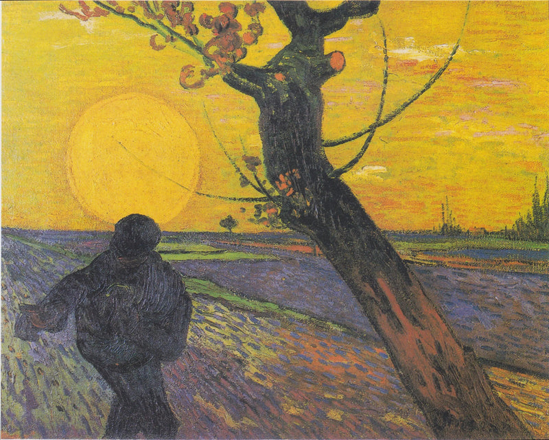 저녁노을 속 씨 뿌리는 사람 - Vincent van Gogh