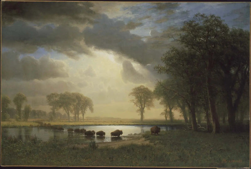 비손의 오솔길 - 알버트 비어슈타트

Source:
Le sentier du bison - Albert Bierstadt