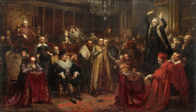 피오트르 스가르카의 설교 - 야니 마테이코

Source:
Le Sermon de Piotr Skarga - Jan Matejko