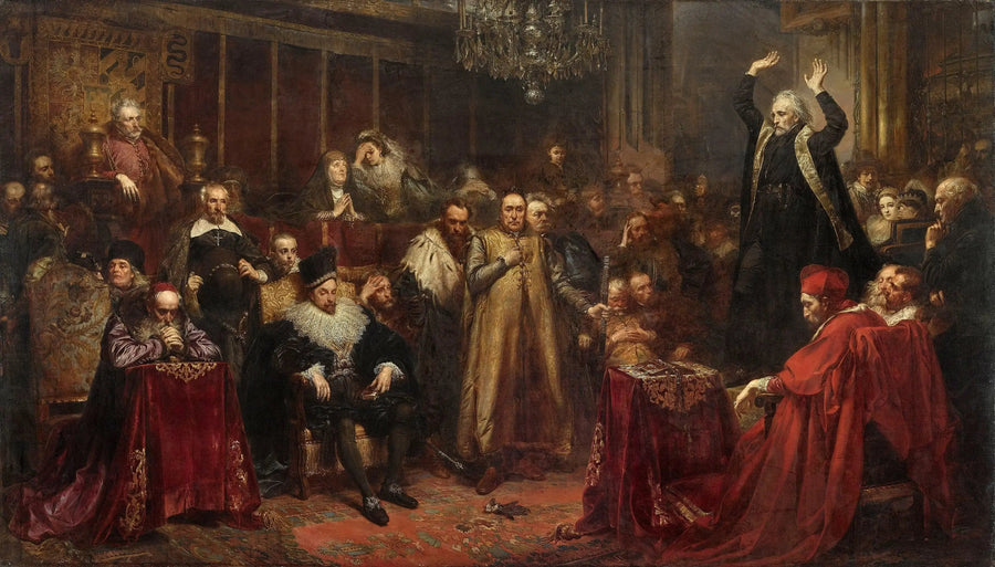 피오트르 스가르카의 설교 - 야니 마테이코

Source:
Le Sermon de Piotr Skarga - Jan Matejko