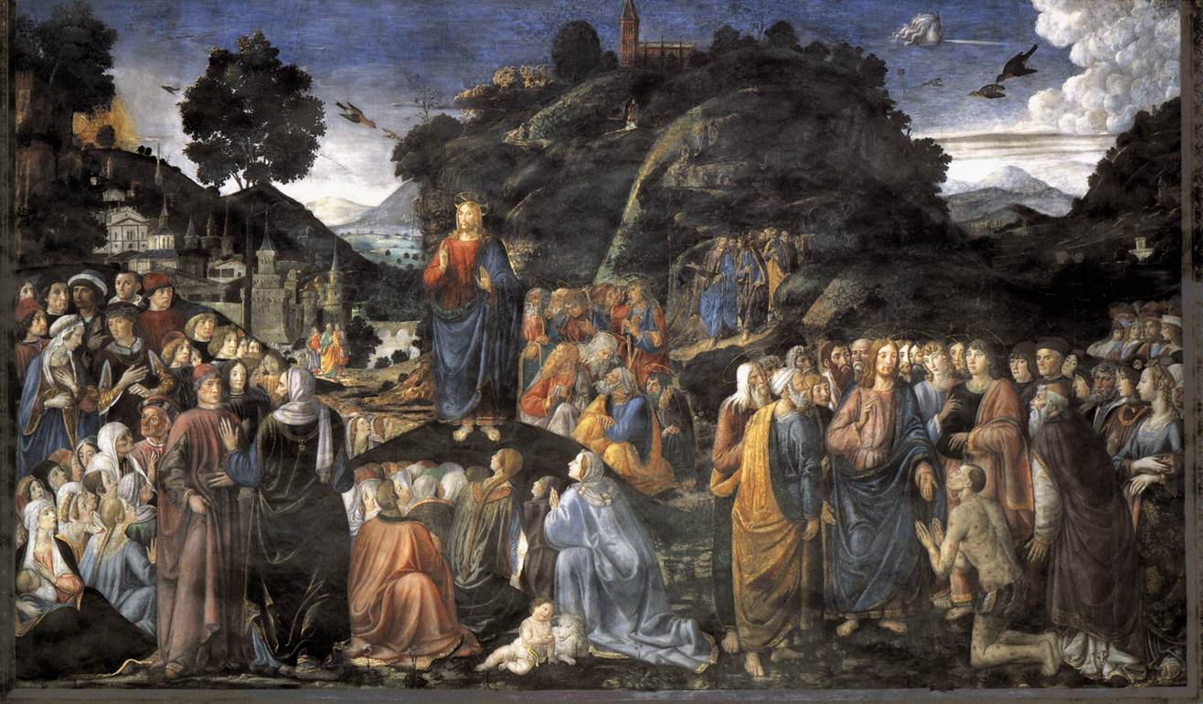 Le Sermont sur la montagne - Cosimo Rosselli