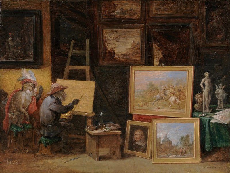 그림 그리는 원숭이 - 다비드 테니에르 르 쥬네

Source:
Le Singe peintre - David Teniers le Jeune