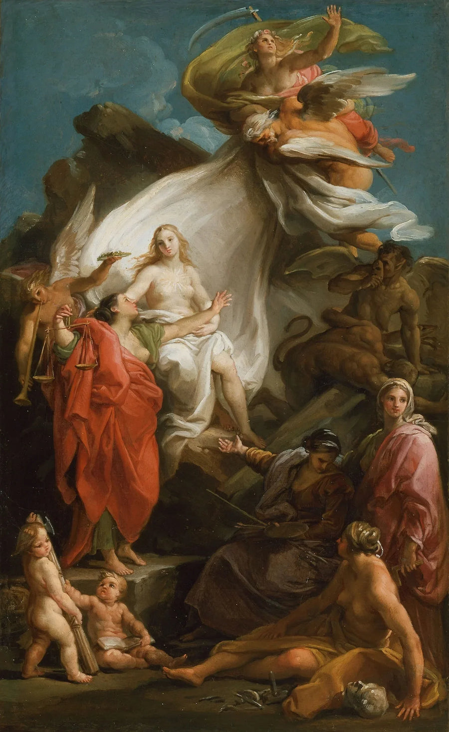 시간이 진실을 드러내다 - Pompeo Batoni