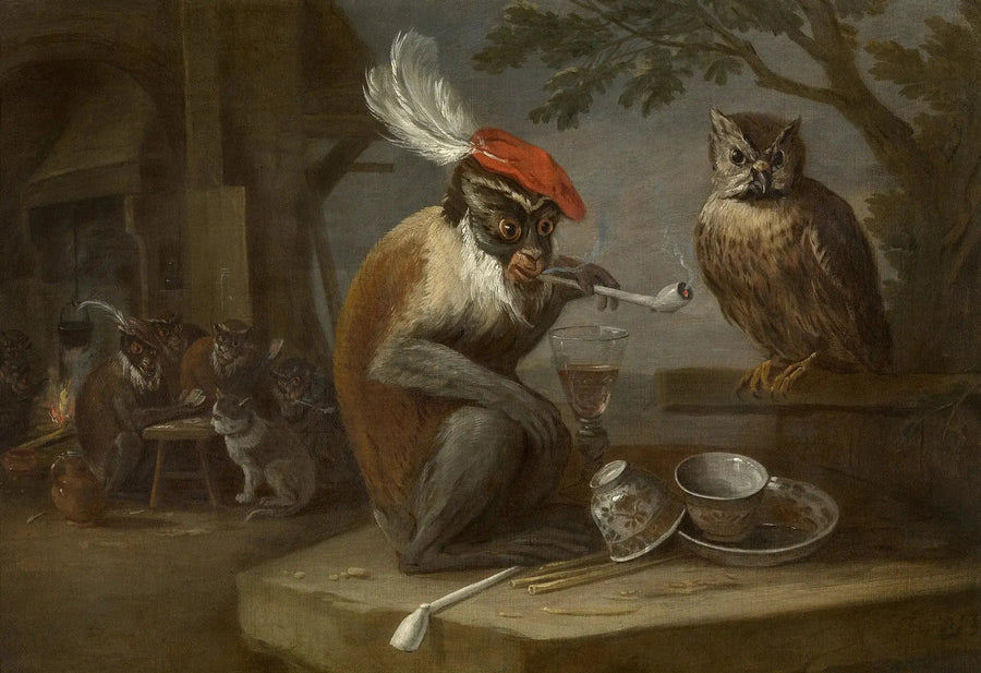 원숭이의 돌기 - 데이비드 테니에르 더 쥬네

Source:
Le tour du singe - David Teniers le Jeune