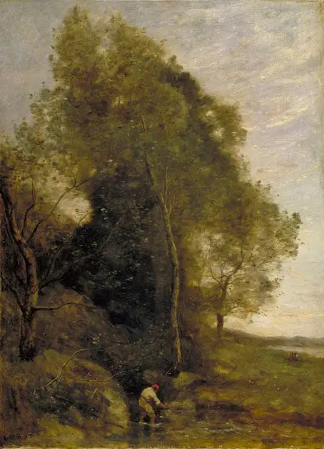 Le trou aux écrevisses - Jean-Baptiste Camille Corot - Alpha Reproduction