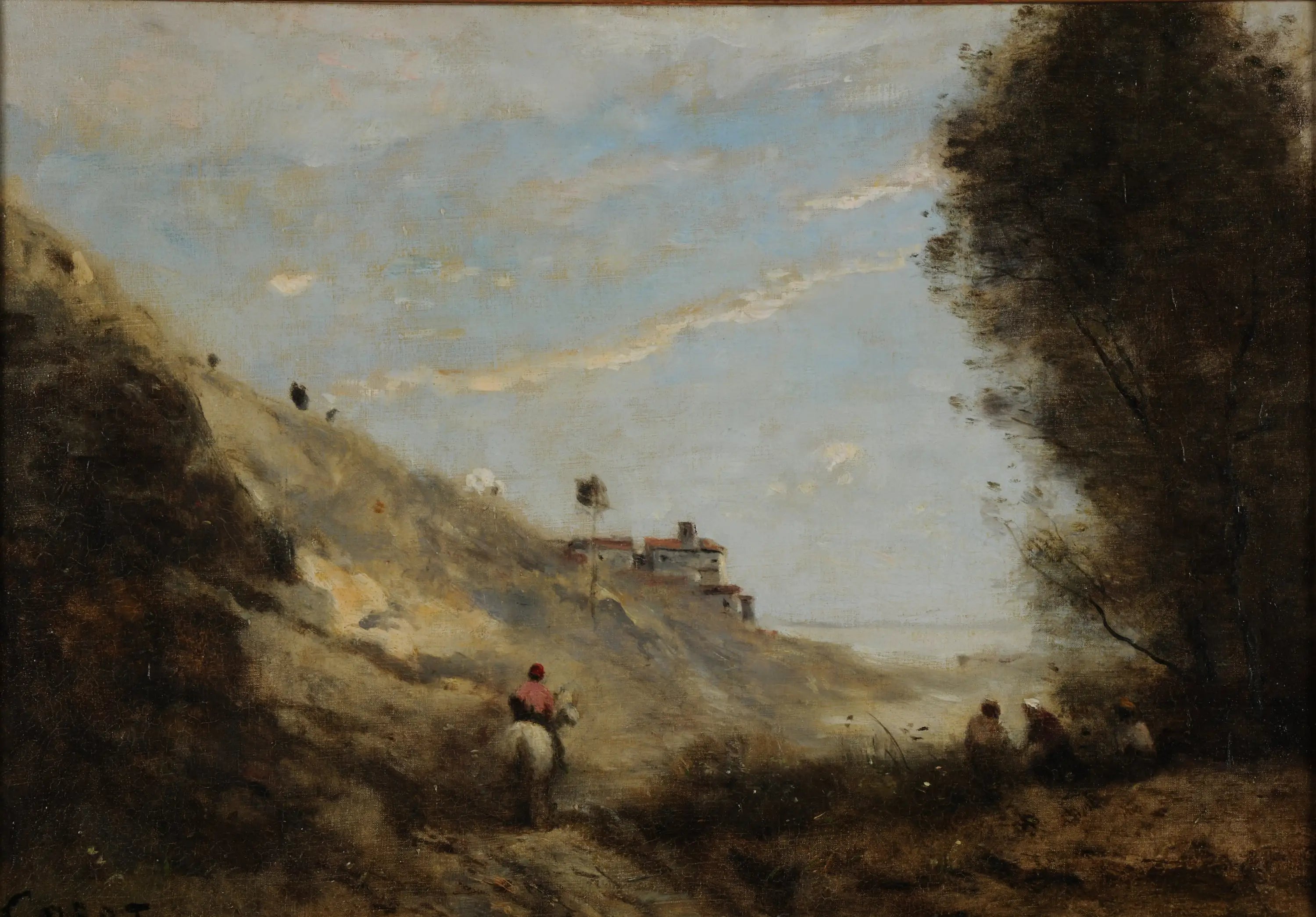 Le vallon au cavalier - Jean-Baptiste Camille Corot - Alpha Reproduction