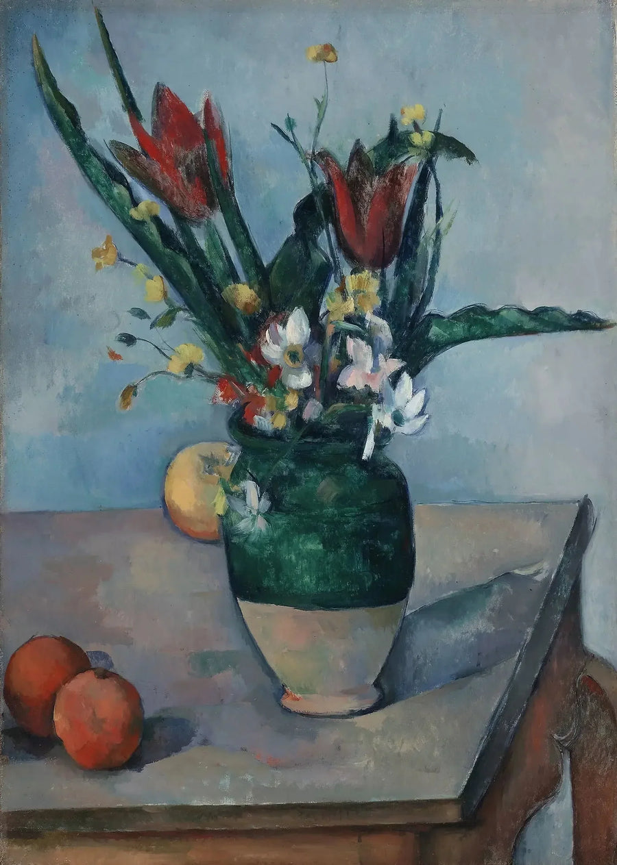 튤립 꽃병 - Paul Cézanne