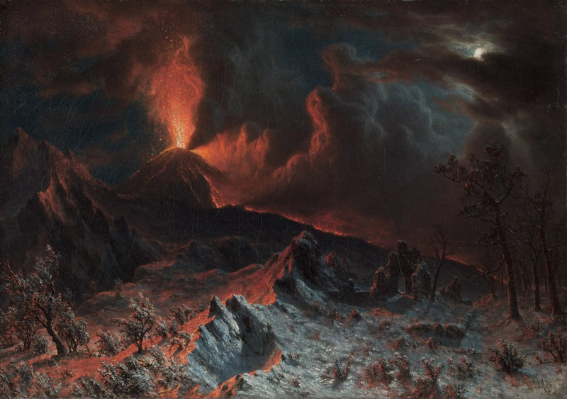 한밤중의 베수비오 산 - 알버트 비어슈타트

Source:
Le Vésuve à minuit - Albert Bierstadt