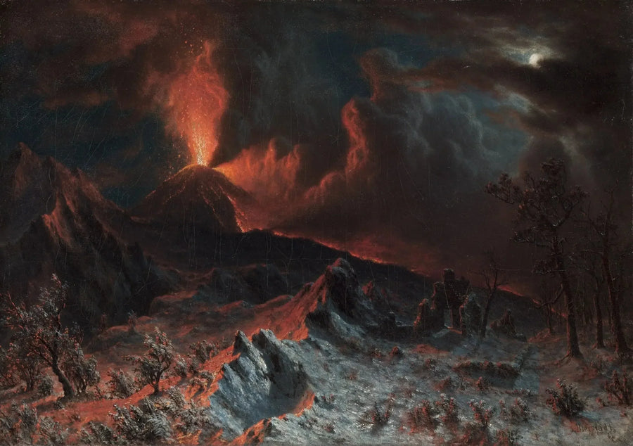 한밤중의 베수비오 산 - 알버트 비어슈타트

Source:
Le Vésuve à minuit - Albert Bierstadt