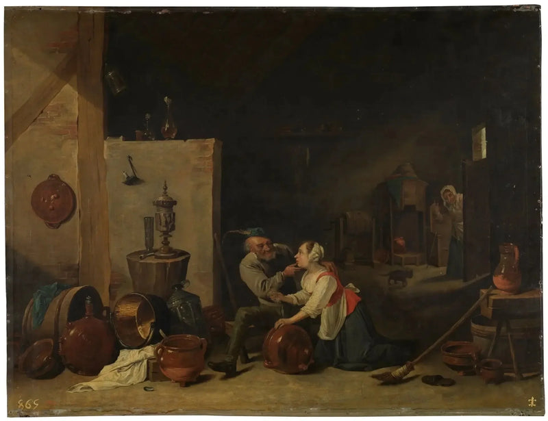 늙은 남자와 하녀 - 데이비드 테니어스 주니어

Source:
Le vieil homme et la servante - David Teniers le Jeune