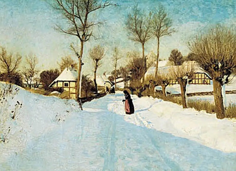 겨울 마을. - H. A. Brendekilde

Source:
Le village en hiver. - H. A. Brendekilde