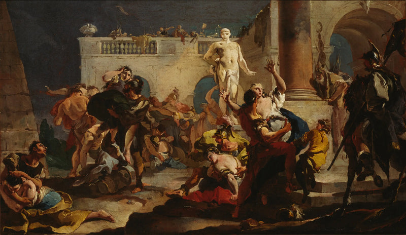 사빈 여인 강간 - 조반니 바티스타 티에폴로

Source:
Le viol des Sabines - Giovanni Battista Tiepolo
