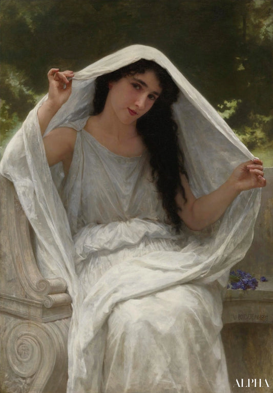 Le Voile - William Bouguereau Reproductions de tableaux à la peinture à l’huile