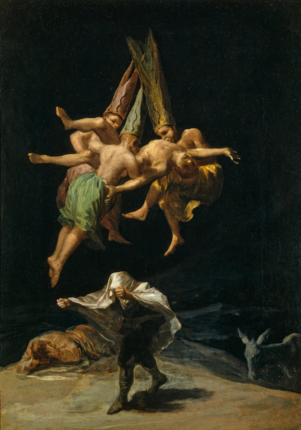 Le Vol des Sorcières - Francisco de Goya image 1 tableau peint à l’huile sur toile