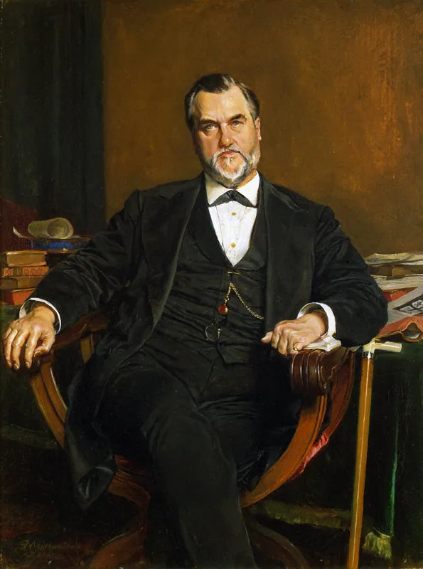 Leland Stanford - Ernest Meissonier image 1 copie peinte à la main à l’huile