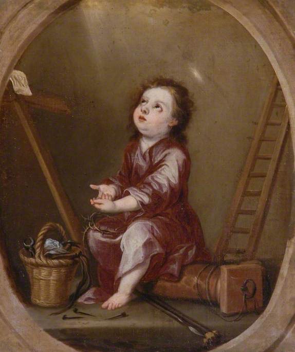 가시관을 쓴 어린 예수 - 알론소 카노