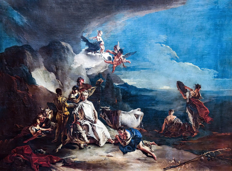유럽의 납치 - 지오반니 바티스타 티에폴로

Source:
L'Enlèvement d'Europe - Giovanni Battista Tiepolo