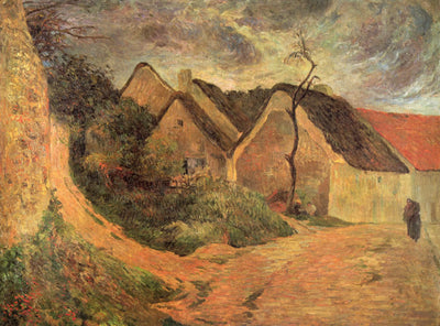Reproduction du tableau « L'Entrée d'Osny par temps d'orage - Paul Gauguin » par Alpha Reproduction en peinture à l’huile