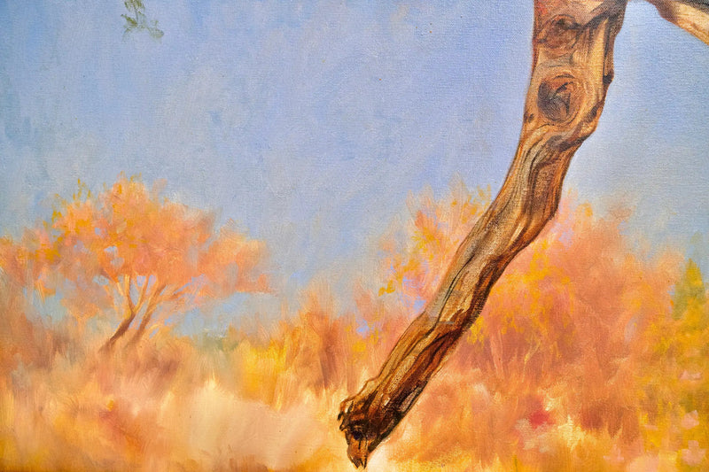 나무 위의 표범 | 150 x 100cm