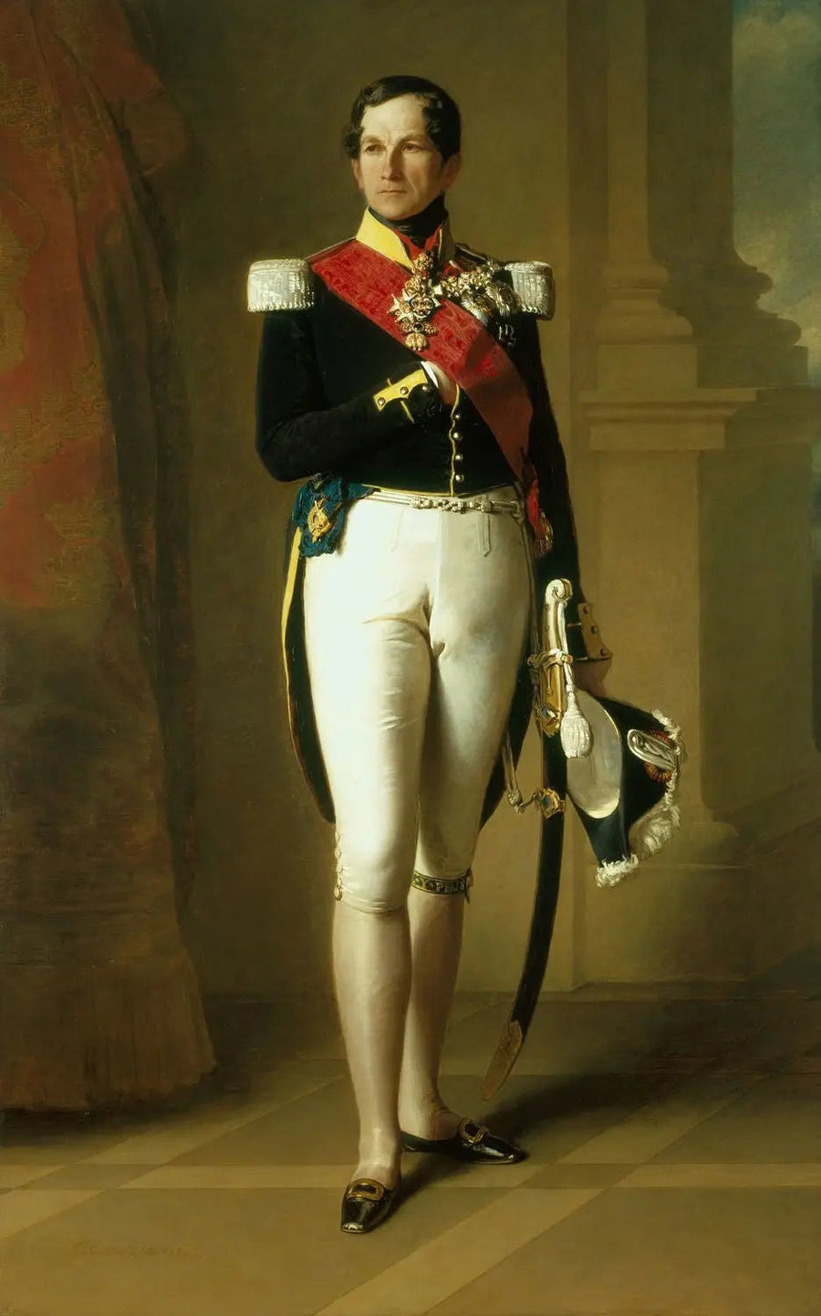 벨기에 왕 레오폴드 1세 (1790-1865) - 프란츠 자버 윈터할터

Source:
Léopold Ier, roi des Belges (1790-1865) - Franz Xaver Winterhalter