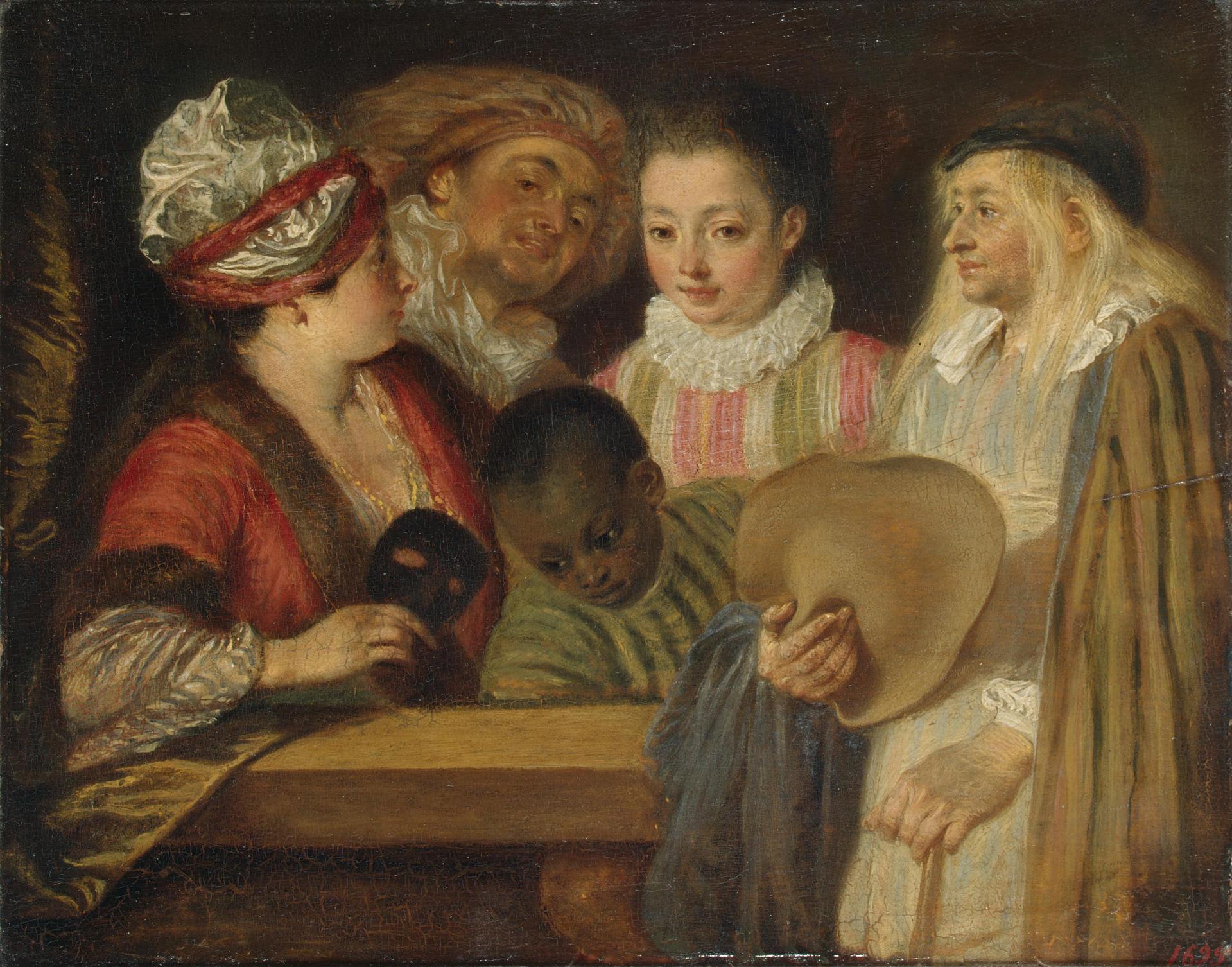 Les Acteurs de la Comédie-Française - Antoine Watteau - Alpha Reproduction