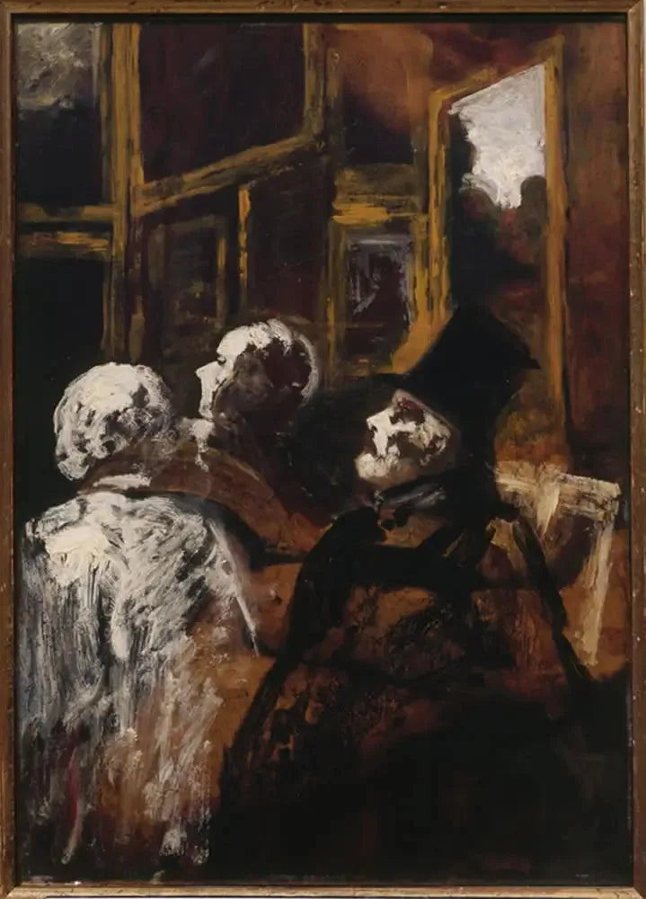 그림 애호가들 - 오노레 도미에