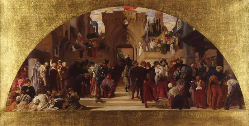 Les arts de l’industrie appliqués à la guerre (étude pour une peinture murale au Victoria and Albert Museum) - Frederic