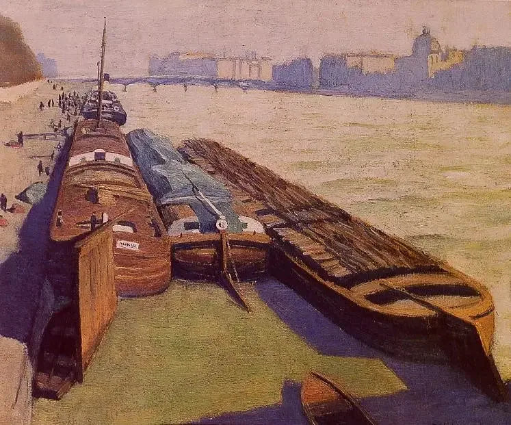 세느 강변의 선박들 - 펠릭스 발로통

Source:
Les chalands, bord de Seine - Félix Vallotton