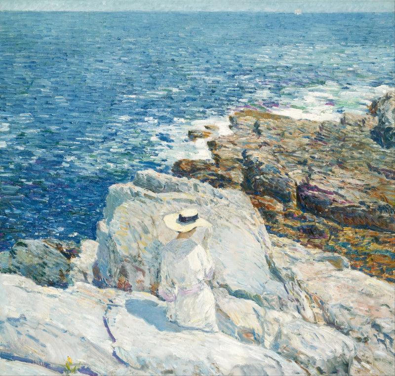 남쪽 차벽, 애플도어 - 차일드 해섬

Source:
Les corniches sud, Appledore - Childe Hassam