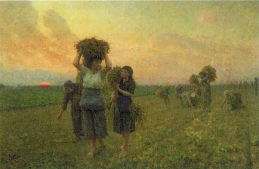 최신 수확자들 - Jules Breton