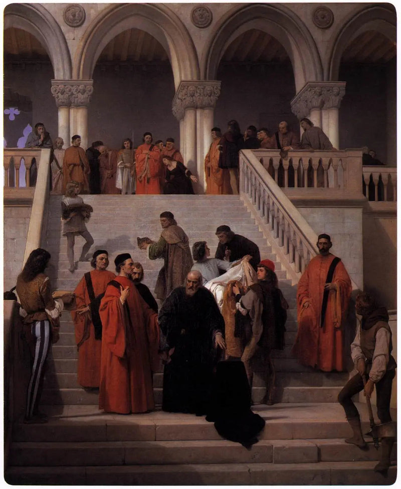 마리노 팔리에로 도제의 마지막 순간들 - 프란체스코 하이즈

Source:
Les derniers instants du doge Marin Faliero - Francesco Hayez