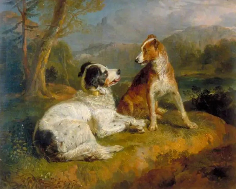 로버트 번스의 시를 바탕으로 한 두 개의 개 - 에드윈 헨리 랜드시어

Source:
Les Deux Chiens (d'après le poème de Robert Burns) - Edwin Henry Landseer