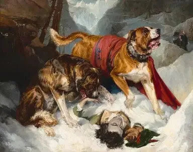 알프스 도그들은 곤경에 처한 여행자를 다시 살리다 - 에드윈 헨리 랜드시어

Source:
Les Dogues des Alpes réaniment un voyageur en détresse - Edwin Henry Landseer