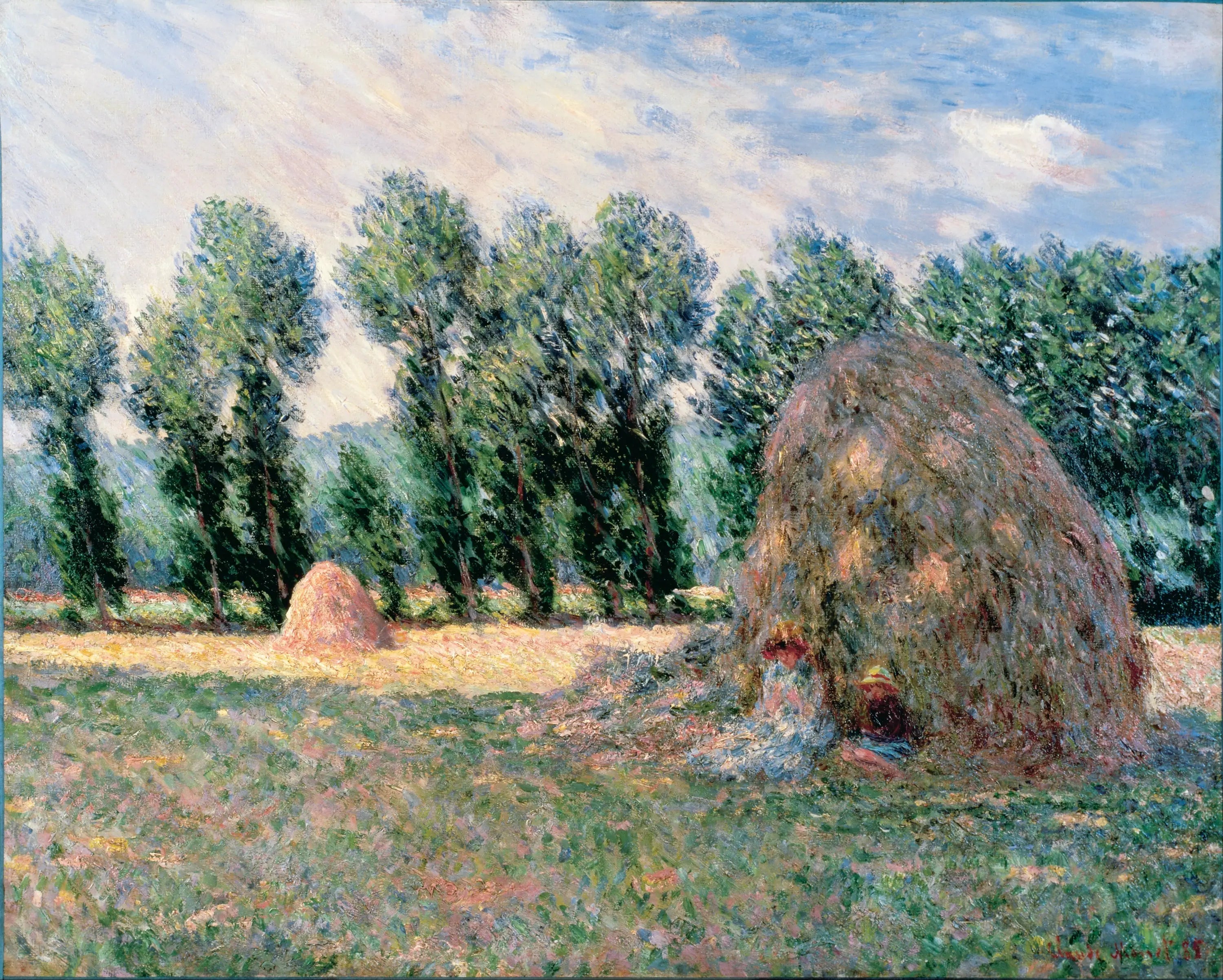 Les étagères - Claude Monet image 1 reproduction de peinture à l’huile
