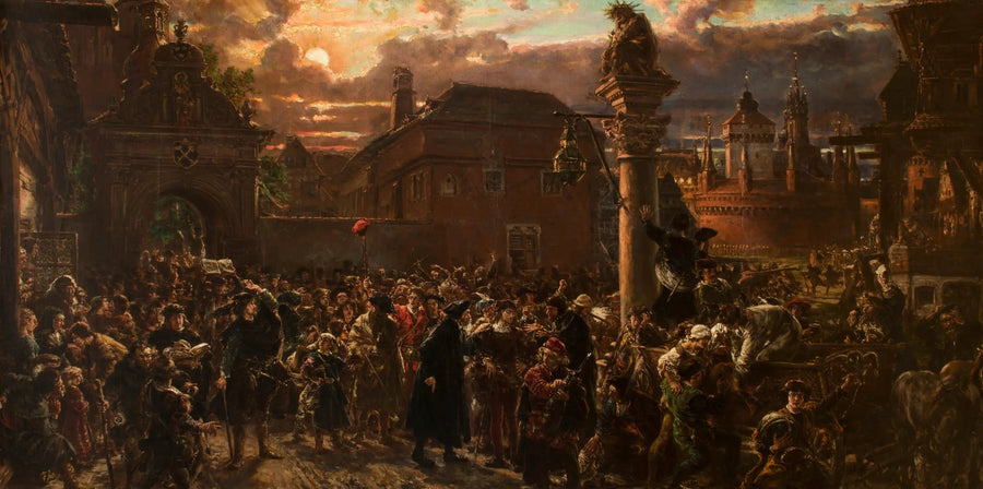 크라코비를 떠나는 학생들 1549년 - 얀 마테이코

Source:
Les étudiants quittant Cracovie en 1549 - Jan Matejko