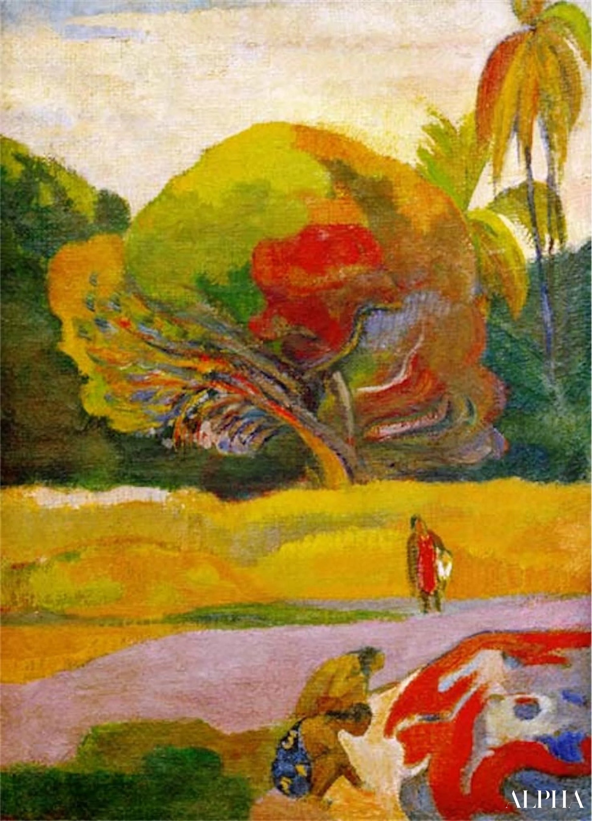 강가의 여성들 - Paul Gauguin - 고급 그림 및 회화 복제본