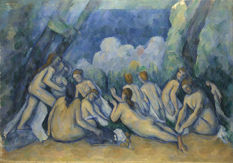 큰 목욕하는 사람들 - Paul Cézanne