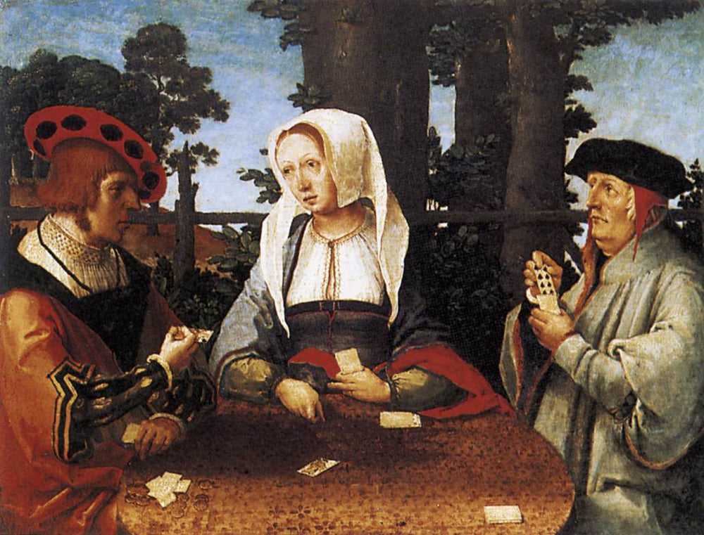 Les joueurs de cartes - Lucas van Leyden image 1 reproduction réalisée par Alpha Reproduction