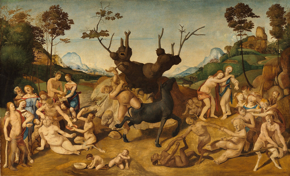 Les Mésaventures de Silène - Piero di Cosimo image 1 reproduction artisanale de tableau