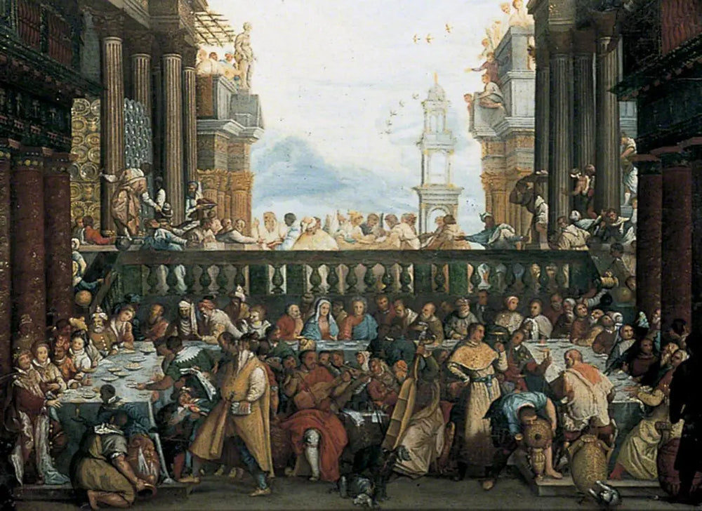 Les Noces de Cana - Paul Véronèse image 1 copie peinte à la main à l’huile