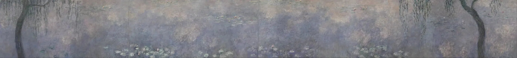 Les Nymphéas : Les Deux Saules - Claude Monet image 1 copie de tableau peinte à la main