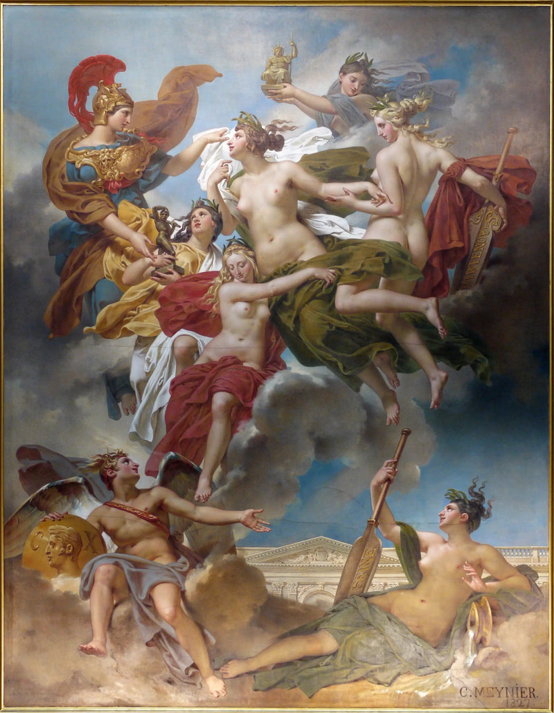 파르테노페의 님프들, 미술의 여신이 이끄는 - 찰스 메이니에

Source:
Les Nymphes de Parthénope conduites par la déesse des Beaux-Arts - Charles Meynier