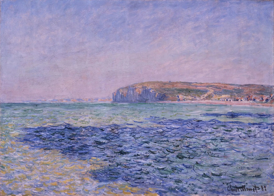 바다 위의 그림자, 푸르빌의 절벽 - Claude Monet